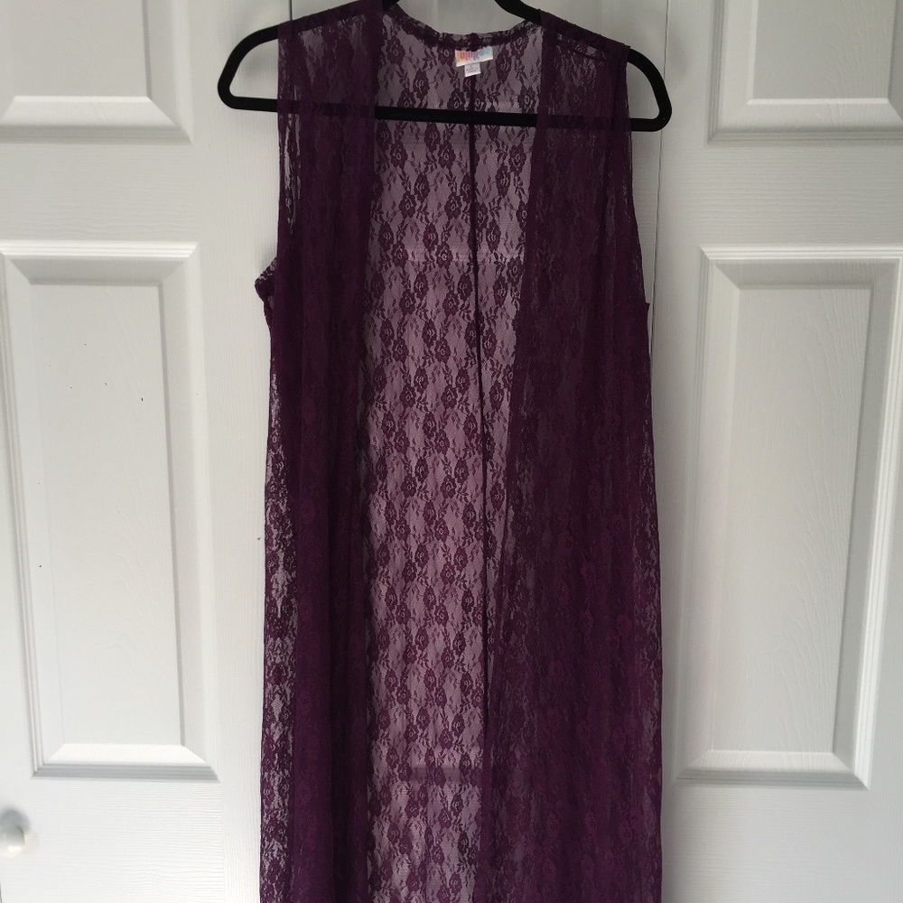 LuLaRoe lace kimono